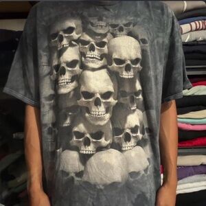 Skull Pile Tie Dye T-Shirt
